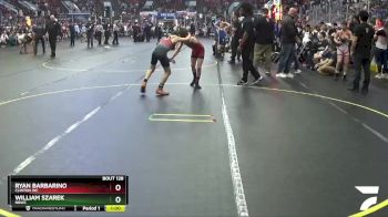 78 lbs 3rd Place Match - William Szarek, NBWC vs Ryan Barbarino, Clinton WC