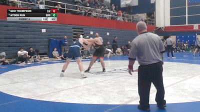 215 lbs Consy 4 - Geo Thompson, Elizabeth Forward vs Ayden Kun, Burrell