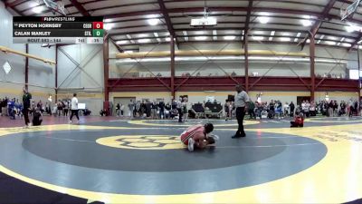 144 lbs Cons. Round 4 - Peyton Hornsby, Center Grove vs Calan Manley, Stillwater
