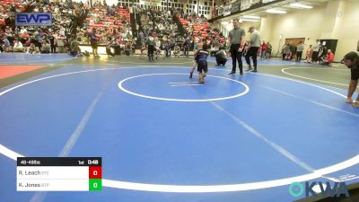 46-49 lbs Consi Of 4 - Rhys Leach, Sallisaw Takedown Club vs Kayson Jones, Tulsa Blue T Panthers