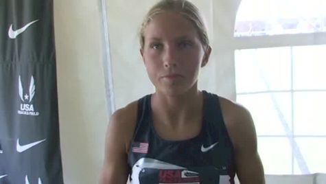 Jordan Hasay after jr 1500 semi USA Junior Outdoor Championships