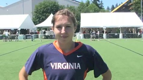 Morgan Gaye after jr 1500 semi USA Junior Outdoor Championships