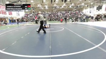 Girls 120 lbs Cons. Round 3 - Marynelle Gallegos, Milpitas&nbsp;Girls vs Isabella Gutierrez, Hollister Girls