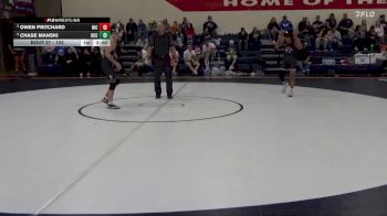 125 lbs Semifinal - Chase Manski, Umpqua Community College vs Owen Pritchard, North Idaho College