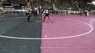 6A 120 lbs Cons. Round 3 - Jacob Knapp, Northridge High School vs Anthony Lang, Jackson-Olin HS