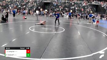 68-83 lbs Cons. Semi - Jack Langner, Sargent Wrestling Club vs Paxton DeGroff, Burwell Wrestling