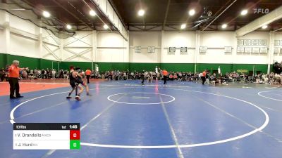 101 lbs Round Of 16 - Vincent Orandello, MacArthur vs Jacob Hurd, New Hartford-sv-up