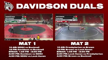 149 lbs Round 3 - Max Petersen, North Dakota State vs Anderson Heap, Davidson
