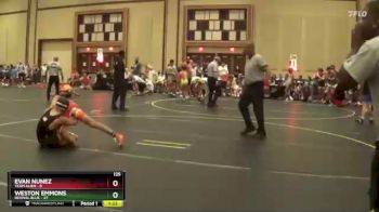 125 lbs Round 3 (4 Team) - Evan Nunez, Team Alien vs Weston Emmons, Revival Blue