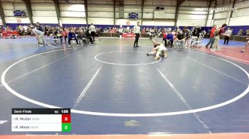 112 lbs Semifinal - Harrison Muller, Danbury vs Ryan Meier, Doughboy
