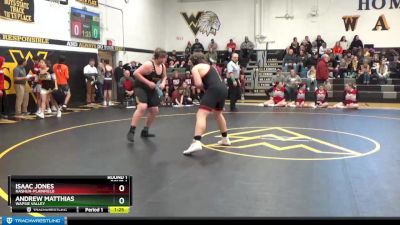 285 lbs Round 1 - Isaac Jones, Nashua-Plainfield vs Andrew Matthias, Wapsie Valley