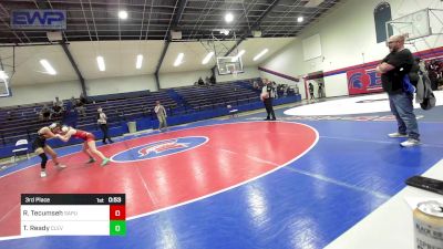 110 lbs 3rd Place - Renesmee Tecumseh, Sapulpa High School vs Teagan Ready, Cleveland