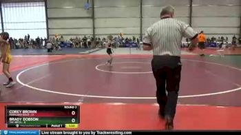 68 lbs Round 2 - Corey Brown, Maryland GOLD vs Brady Dobson, The Abyss