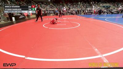 66 lbs Consi Of 8 #2 - Brielle Shannon, Longwood Wrestling Club vs Kyleigh Danielson, Texas Elite Wrestling Club