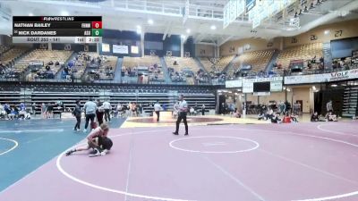 141 lbs Cons. Round 2 - Nick Dardanes, Adams State vs Nathan Bailey, Fort Hays Tech Northwest