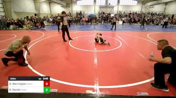 46 lbs Consi Of 8 #2 - Beckham Warrington, Wagoner Takedown Club vs Bradlee Donati, Henryetta Knights Wrestling Club