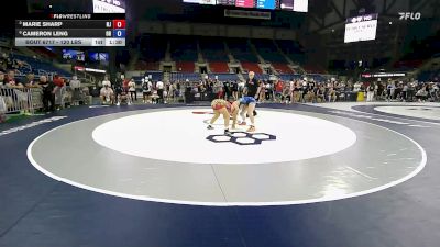 120 lbs Quarters - Marie Sharp, NJ vs Cameron Leng, OH