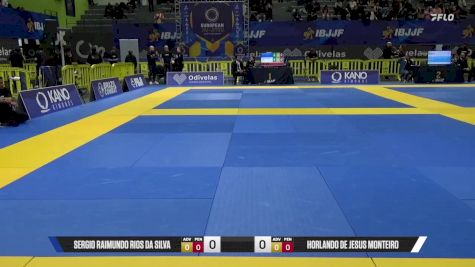 Horlando De Jesus Monteiro vs Sergio Raimundo Rios Da Silva 2025 European Jiu-Jitsu IBJJF Championship