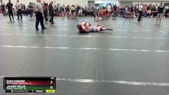 215 lbs Round 1 (6 Team) - Jayden Willis, Finger Lakes Elite vs Zach Horner, Palm Harbor Wrestling