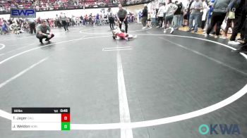 60 lbs Round Of 16 - Toby Jager, Carl Albert vs Jaxson Weldon, Noble Takedown Club