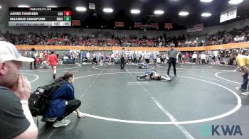 60 lbs Semifinal - Asher Fanshier, Clinton Youth Wrestling vs Maximus Crawford, Southmoore SaberCats Wrestling