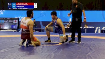 97 kg 1/2 Final - Rizabek Aitmukhan, Kazakhstan vs Arash Yoshida, Japan
