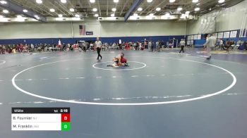 125 lbs Round Of 32 - Ben Fournier, Norwich vs Mason Franklin, Johnson & Wales