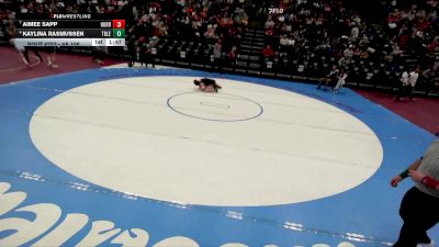 4A 100 lbs Cons. Round 2 - Aimee Sapp, Hurricane vs Kaylina Rasmussen, Tooele