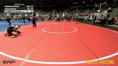 67 lbs Consi Of 16 #2 - Kamdynn Parker, Chaparral Kids Wrestling Club vs Crew Mohler, Sebolt Wrestling Academy