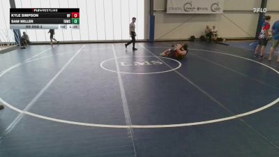 126 lbs Rr Rnd 2 - Kyle Simpson, MF Dynasty vs Sam Miller, TNWC White