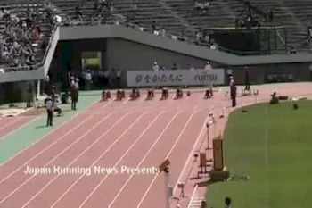 Women's 100 m Semis - '09 Japanese Nationals