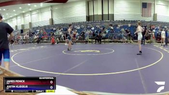 106 lbs Quarterfinal - James Penick, MO vs Justin Klidzejs, KY