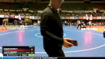 125 lbs Placement (4 Team) - Mason Barrett, Averett vs Dante Minnino, Liberty University