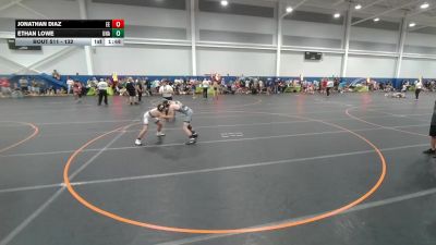 132 lbs Cons. Round 2 - Ethan Lowe, Unattached vs Jonathan Diaz, Eagle Empire