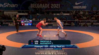 125 kg Final 3-5 - Martin Simonyan, Arm vs Saipudin Akhmedovitch Magomedov, Rus