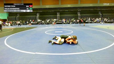 125 lbs Consi Of 16 #1 - Eletise Fager, Corner Canyon vs Tommie Fitzer, Churchill County