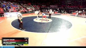 1A 157 lbs Champ. Round 1 - Anthony Bauer, Oregon vs Bryson Capansky, Fithian (Oakwood)