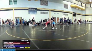 78 lbs Cons. Round 3 - Talon Oakes, New Castle Youth Wrestling Club vs Brian Wesley, Hobart Wrestling Club