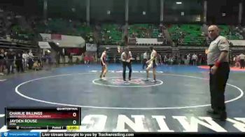 113 lbs Quarterfinal - Jayden Rouse, Dora vs Charlie Billings, Westminster Christian Academy