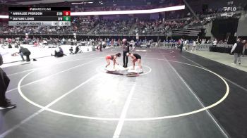 Champ. Round 1 - Dayani Long, Sioux Falls Washington vs Annalee Pierson, Sturgis Brown