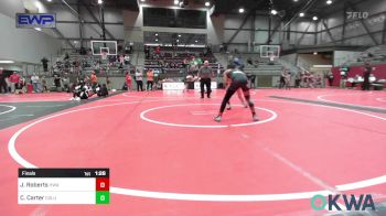 96-100 lbs Final - Jonah Roberts, HURRICANE WRESTLING ACADEMY vs Cam Carter, Columbus Wrestling Club
