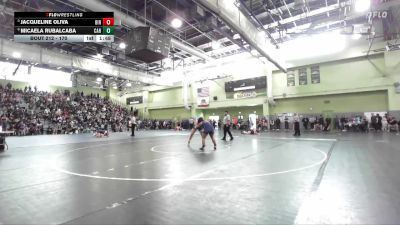 170 lbs Quarterfinal - Jacqueline Oliva, BIRMINGHAM vs Micaela Rubalcaba, CARSON