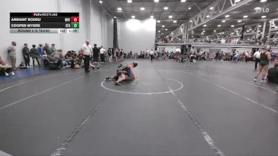 132 lbs Round 4 (6 Team) - Cooper Myers, Steller Trained Greedo vs Arihant Boddu, Whitted Trained