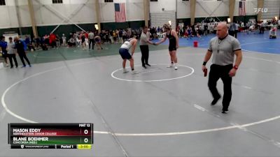 184 lbs Cons. Round 3 - Mason Eddy, Northeastern Junior College vs Blane Boehmer, Concordia (Neb.)