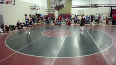 132 lbs Cons. Quarters - Dresden Wegscheid, Jack Pine Savage vs Eli Goulet