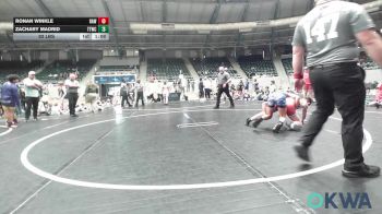 92 lbs Final - Ronan Winkle, Raw Wrestling Club vs Zachary Madrid, TTWC Cream