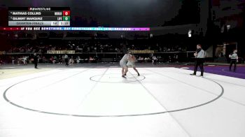 184 lbs Quarterfinal - Mathias Collins, Menlo College (NCAA) vs Gilbert Marquez, Life