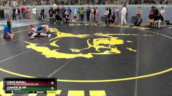 130 lbs Quarterfinal - Connor Blair, Mat-Su Matmen vs Lukas Nuxall, Alaska Battle Cats Wrestling Club