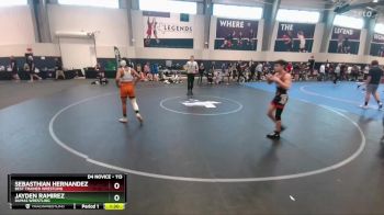 113 lbs Champ. Round 1 - Jayden Ramirez, Dumas Wrestling vs Sebasthian Hernandez, Best Trained Wrestling