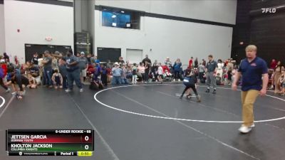 68 lbs Round 2 - Jettsen Garcia, Dorman Youth vs Kholton Jackson, Columbia Knights